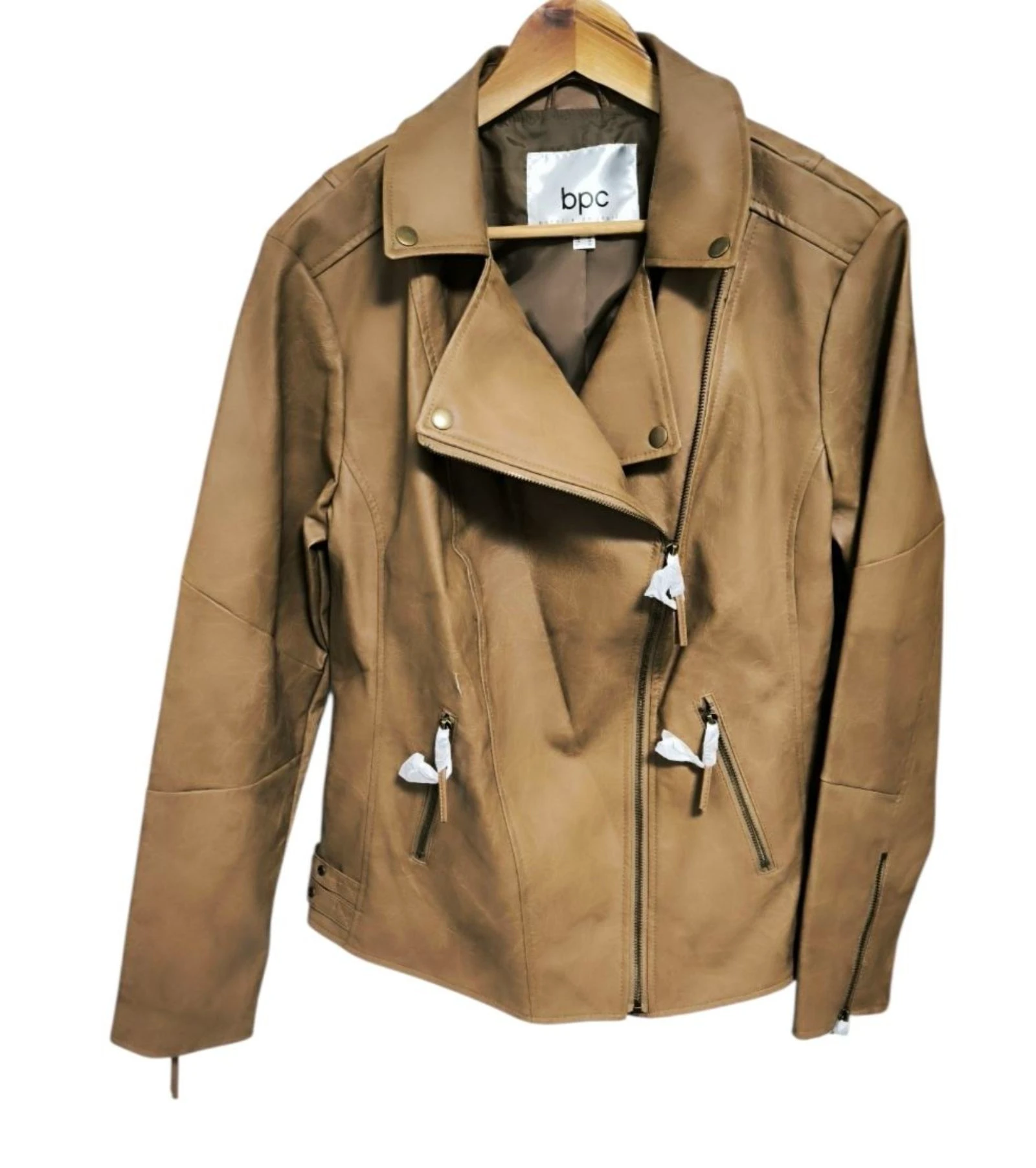 Chaqueta Biker marrón Bonprix
